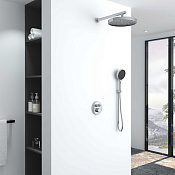 Vincea Inspire Душевой комплект встраиваемый: термостат, без излива, верх. и ручной душ, цвет: хром VSFW-3I22MT2CH