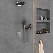 Vincea Душевой комплект встраиваемый: термостат, без излива, верхний и ручной душ, цвет: хром VSFW-3I21T1RCH