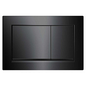 Vincea Клавиша смыва 24,5x3,2x16,5h см, пластик, цвет: матовый черный VFP-001MB