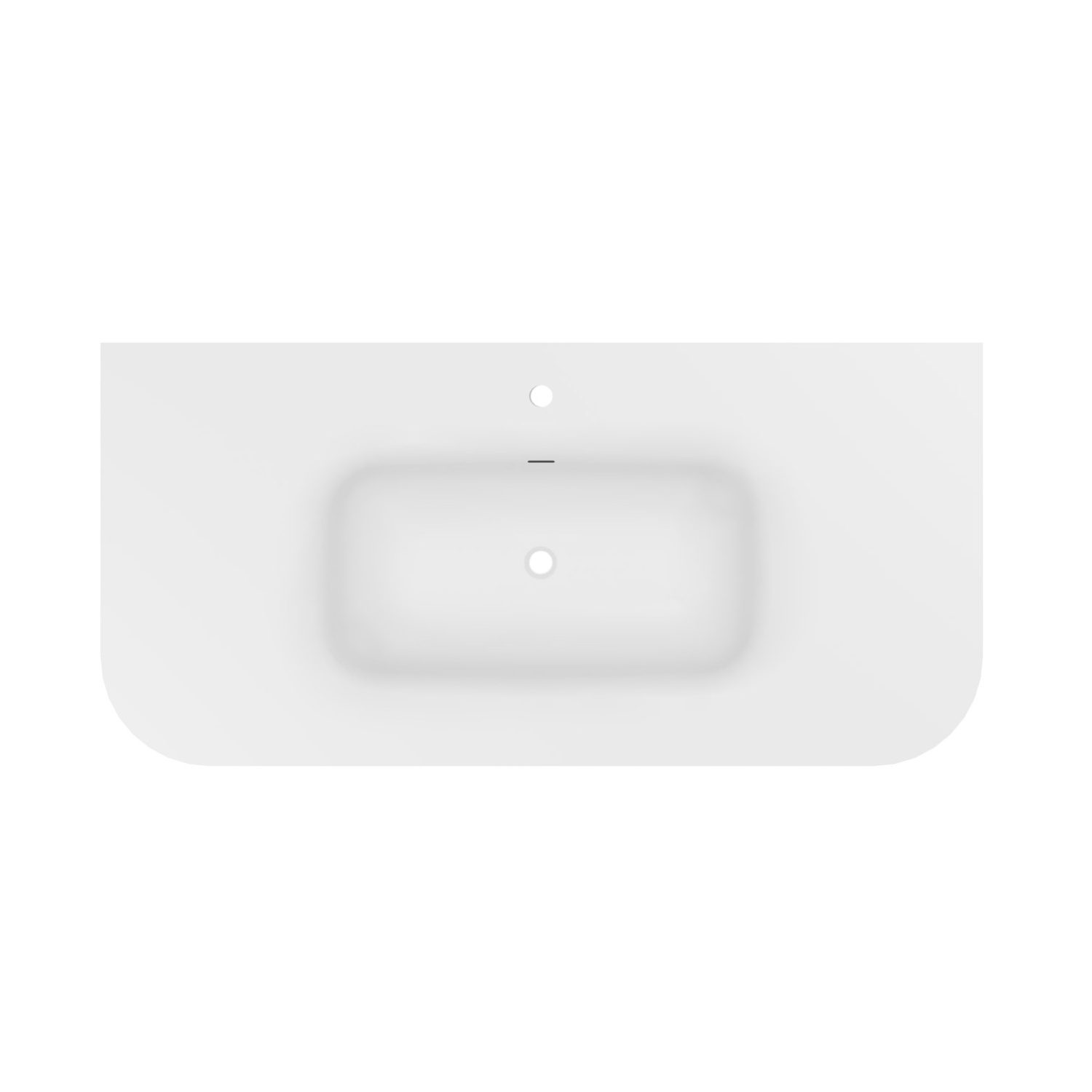 Vincea Alto Раковина накладная 100x48 см, с переливом, цвет: белый матовый VCB-4A100MW