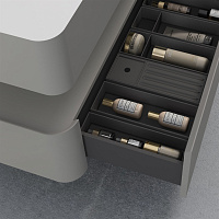 Vincea Caprise Тумба подвесная 120x52x26h см, цвет: светло-серый матовый VMC-4CA120MLG