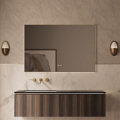 Vincea Luxe Тумба под раковину, подвесная 139x51,5x36,8h см, цвет: натуральный орех VMC-4LX140WN