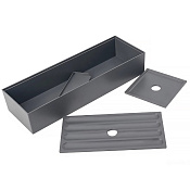 Vincea Органайзер для тумбы 32x11x6h см, цвет: серый матовый VCORG-41