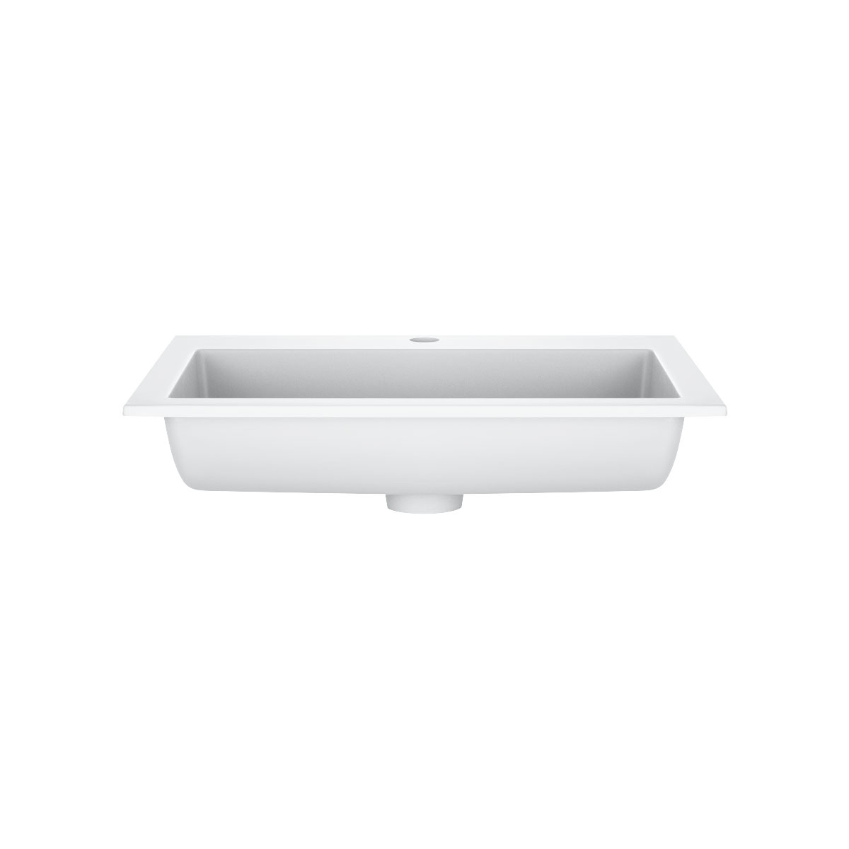 Vincea Раковина накладная 60x48 см, без перелива, цвет: белый VCB-13600W