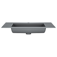 Vincea Раковина накладная 80x48 см, без перелива, цвет: серый матовый VCB-13800G