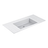 Vincea Раковина накладная 100x48 см, без перелива, цвет: белый VCB-13100W