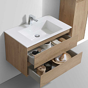 Vincea Luka Тумба под раковину, подвесная 79,2x47,6x47h см, цвет: N.Oak VMC-2L800NO