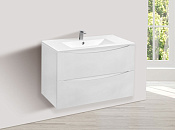 Vincea Mia Тумба под раковину, подвесная 75,1x50x46h см, цвет: G.White VMC-2MC750GW