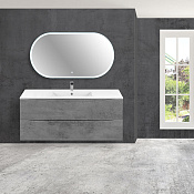 Vincea Mia Тумба под раковину, подвесная 120,9x50x46h см, цвет: Beton VMC-2MC120BT