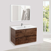 Vincea Mia Тумба под раковину, подвесная 79x50x44,3h см, цвет: R.Wood VMC-2MA800RW