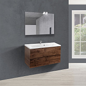 Vincea Mia Тумба под раковину, подвесная 89x50x44,3h см, цвет: Beton VMC-2MA900RW