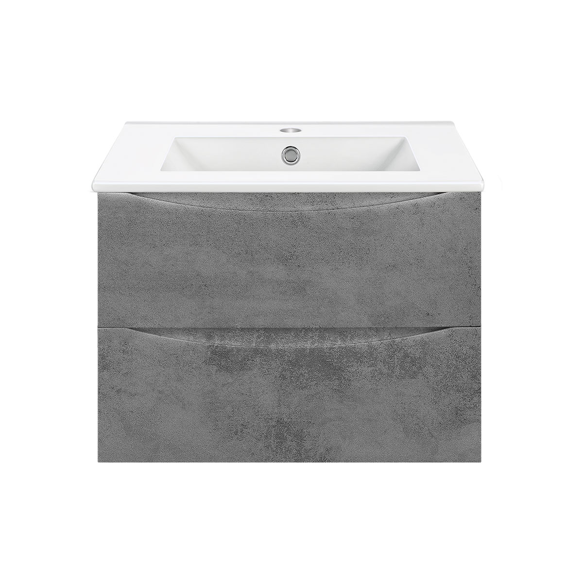 Vincea Mia Тумба под раковину, подвесная 70,7x50x46h см, цвет: Beton VMC-2MC700BT