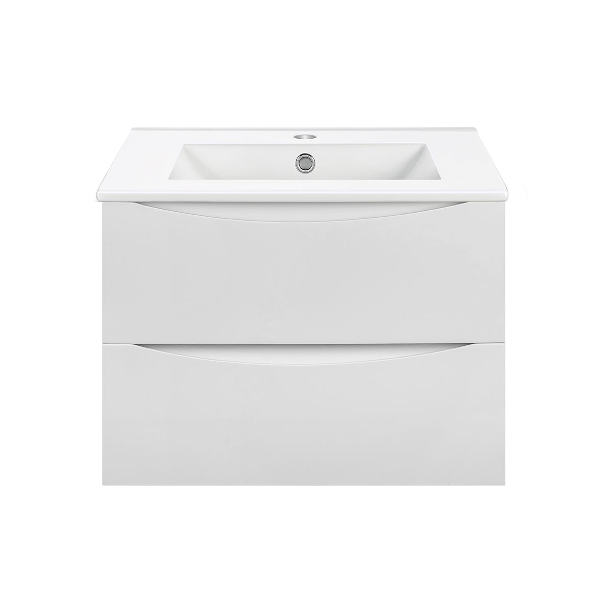 Vincea Mia Тумба под раковину, подвесная 70,7x50x46h см, цвет: G.White VMC-2MC700GW