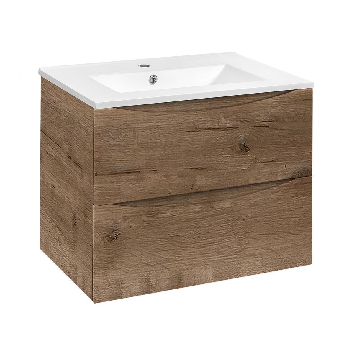 Vincea Mia Тумба под раковину, подвесная 70,7x50x46h см, цвет: V.Oak VMC-2MC700VO