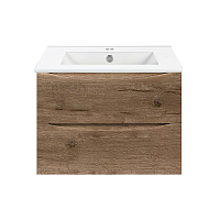 Vincea Mia Тумба под раковину, подвесная 70,7x50x46h см, цвет: V.Oak VMC-2MC700VO