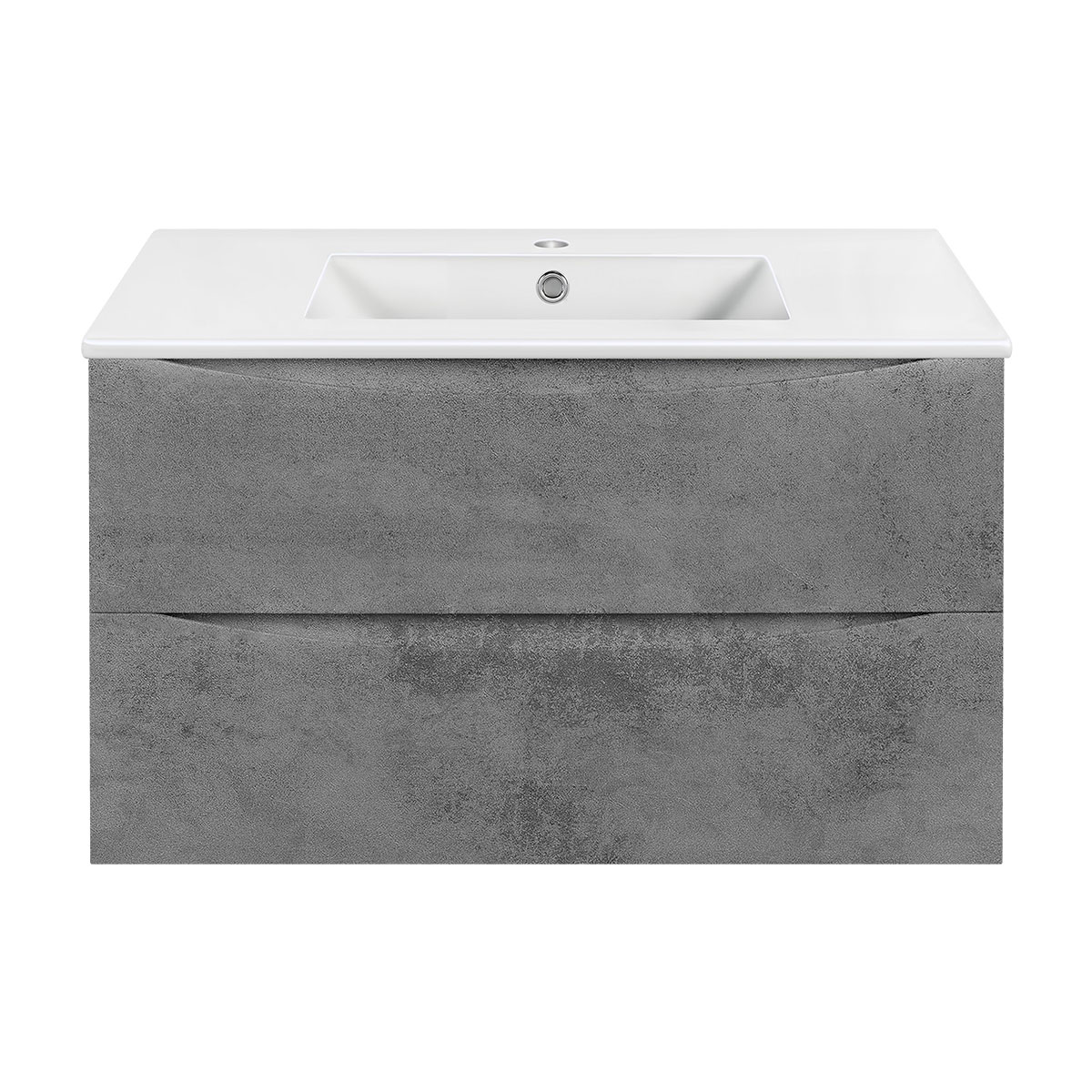 Vincea Mia Тумба под раковину, подвесная 90,7x50x46h см, цвет: Beton VMC-2MC900BT