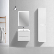 Vincea Mia Slim Тумба под раковину, подвесная 60,5x39,4x50h см, цвет: G.White VMC-2MC600S1GW