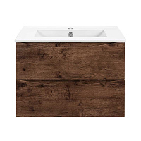 Vincea Mia Slim Тумба под раковину, подвесная 60,5x39,4x50h см, цвет: R.Wood VMC-2MC600S1RW