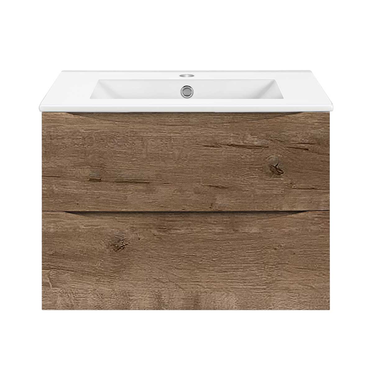 Vincea Mia Slim Тумба под раковину, подвесная 60,5x39,4x50h см, цвет: V.Oak VMC-2MC600S1VO