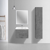 Vincea Mia Slim Тумба под раковину, подвесная 70,4x39,4x50h см, цвет: Beton VMC-2MC700S1BT