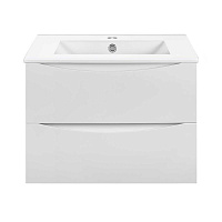 Vincea Mia Slim Тумба под раковину, подвесная 70,4x39,4x50h см, цвет: G.White VMC-2MC700S1GW