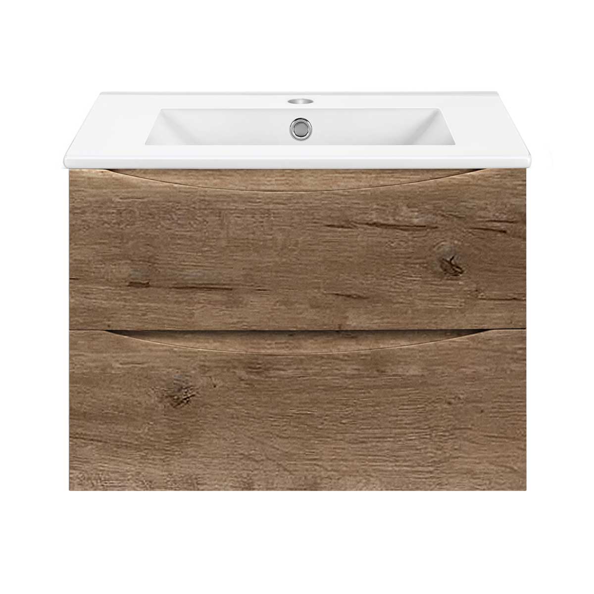 Vincea Mia Slim Тумба под раковину, подвесная 70,4x39,4x50h см, цвет: V.Oak VMC-2MC700S1VO