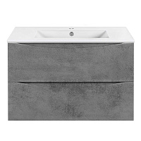 Vincea Mia Slim Тумба под раковину, подвесная 80,2x39,4x50h см, цвет: Beton VMC-2MC800S1BT