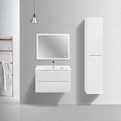 Vincea Mia Slim Тумба под раковину, подвесная 80,2x39,4x50h см, цвет: G.White VMC-2MC800S1GW