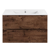 Vincea Mia Slim Тумба под раковину, подвесная 80,2x39,4x50h см, цвет: R.Wood VMC-2MC800S1RW