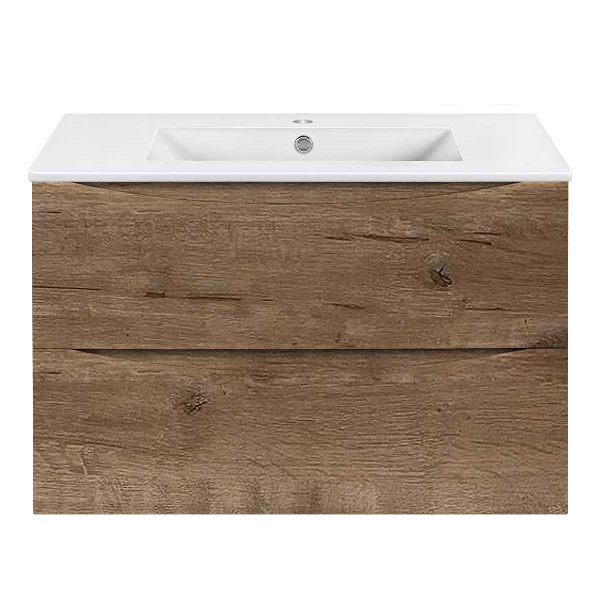 Vincea Mia Slim Тумба под раковину, подвесная 80,2x39,4x50h см, цвет: V.Oak VMC-2MC800S1VO