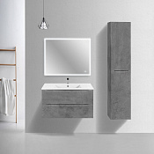 Vincea Mia Slim Тумба под раковину, подвесная 90,1x39,4x50h см, цвет: Beton VMC-2MC900S1BT