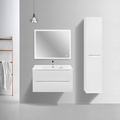 Vincea Mia Slim Тумба под раковину, подвесная 90,1x39,4x50h см, цвет: G.White VMC-2MC900S1GW