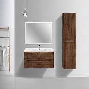 Vincea Mia Slim Тумба под раковину, подвесная 90,1x39,4x50h см, цвет: R.Wood VMC-2MC900S1RW