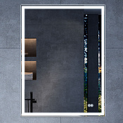 Vincea Зеркало подвесное прямоугольное с подсветкой 70x80h см, с сенсорным выкл., антизапотевание VLM-3VN700-2