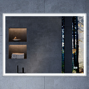 Vincea Зеркало подвесное прямоугольное с подсветкой 100x80h см, с сенсорным выкл., антизапотевание VLM-3VN100-2