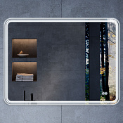 Vincea Зеркало подвесное прямоугольное с подсветкой 100x80h см, с сенсорным выкл., антизапотевание VLM-3MA100-2