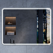 Vincea Зеркало подвесное прямоугольное с подсветкой 90x70h см, с сенсорным выключателем VLM-3VC900