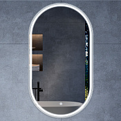 Vincea Зеркало подвесное овальное с подсветкой 90x50h см, с сенсорным выключателем VLM-3AU900