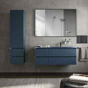 Vincea Зеркало подвесное прямоугольное с подсветкой 120x80h см, с сенс. выкл., цвет: черный матовый VLM-3VN120B