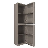 Vincea Alto Шкаф-пенал подвесной правый 40,4x35x150h см, цвет: светло-серый матовый VSC-4A150MG-R
