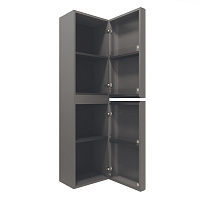 Vincea Caprise Шкаф-пенал подвесной левый 40,4x35x150h см, цвет: светло-серый матовый VSC-4CA150MLG-L