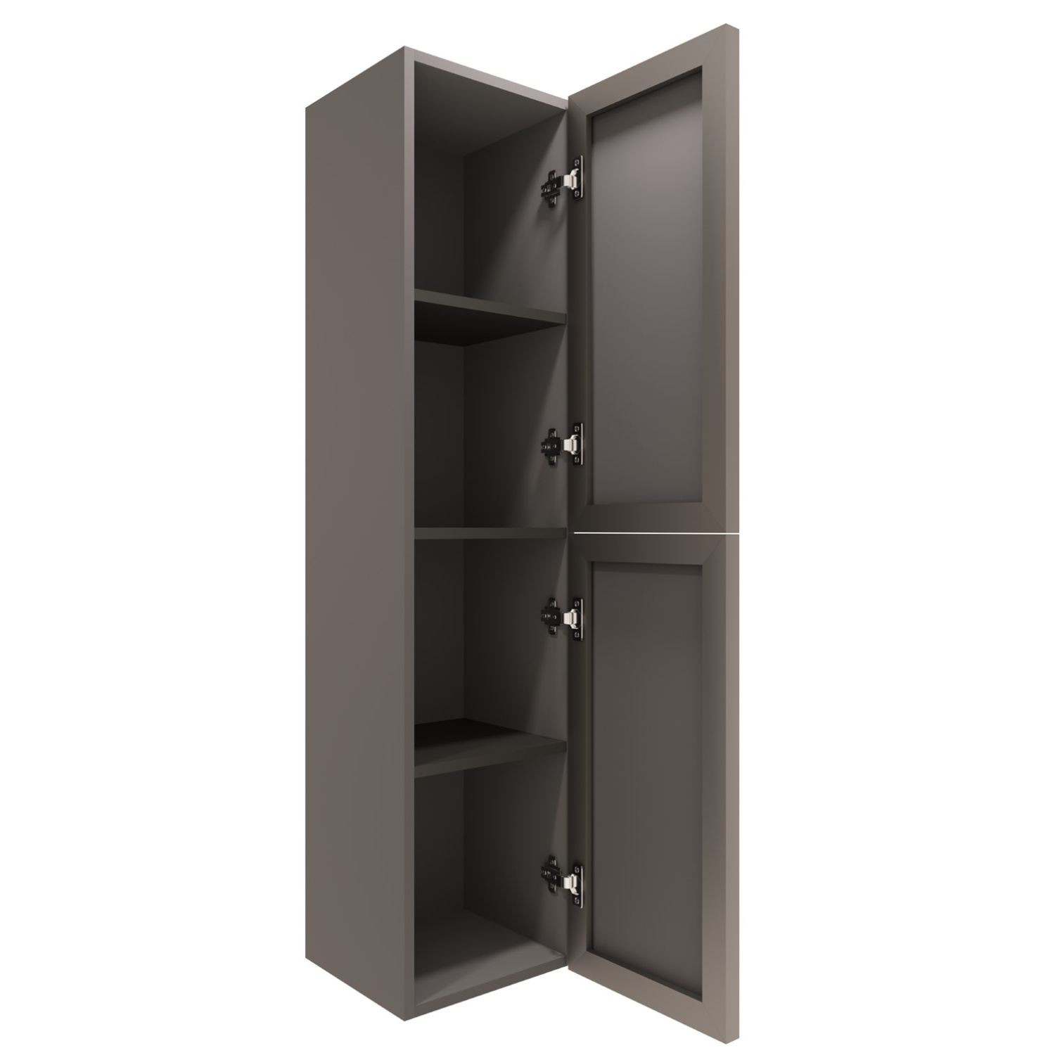 Vincea Elise Шкаф-пенал подвесной 35x35x150h см, цвет: серый матовый Soft-touch VSC-4EL150MG