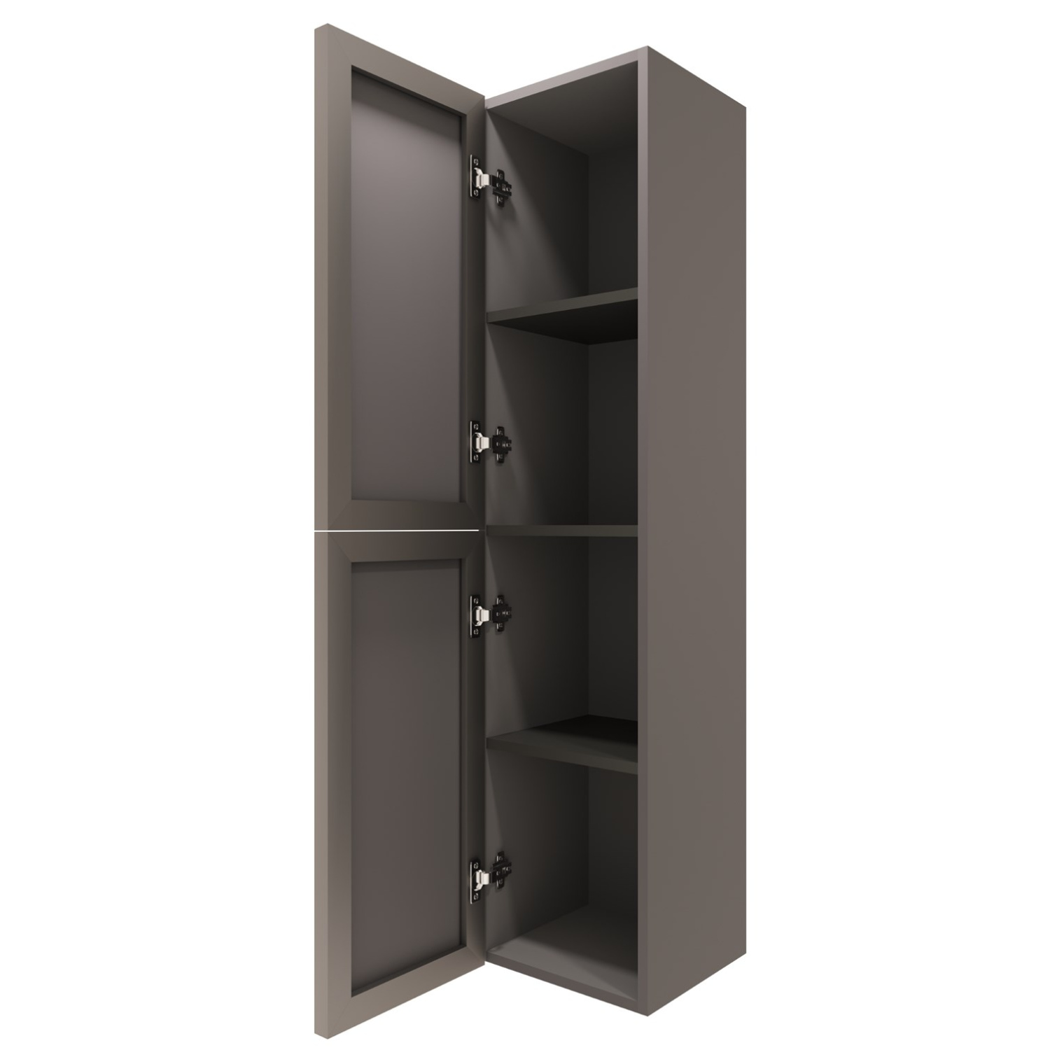 Vincea Elise Шкаф-пенал подвесной 35x35x150h см, цвет: серый матовый Soft-touch VSC-4EL150MG