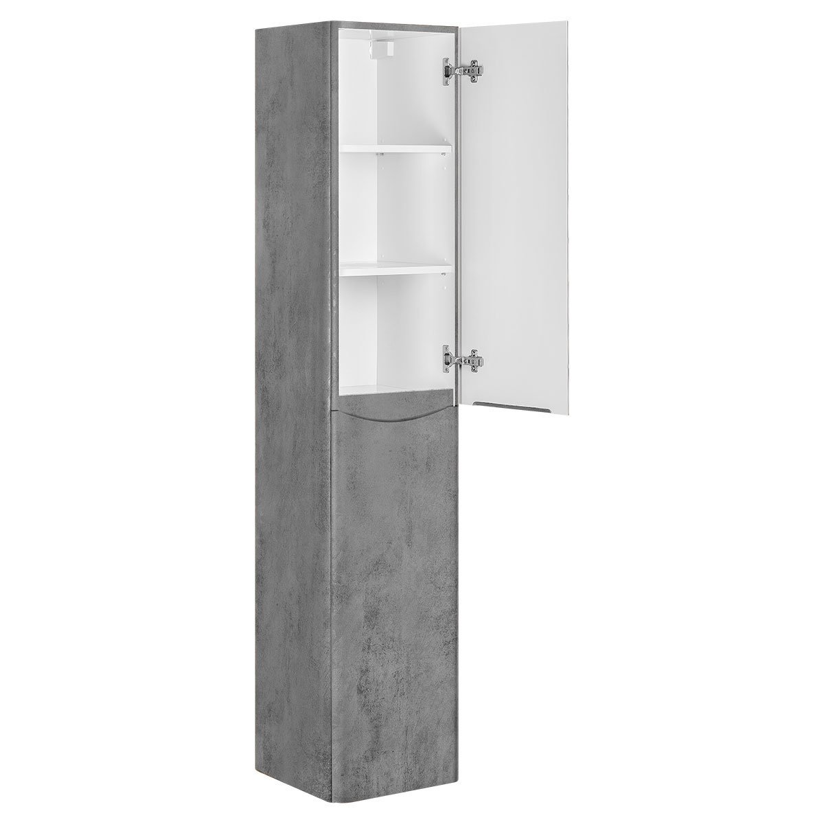 Vincea Paola Шкаф-пенал подвесной правый 35x35x170h см, цвет: Beton VSC-2P170BT-R