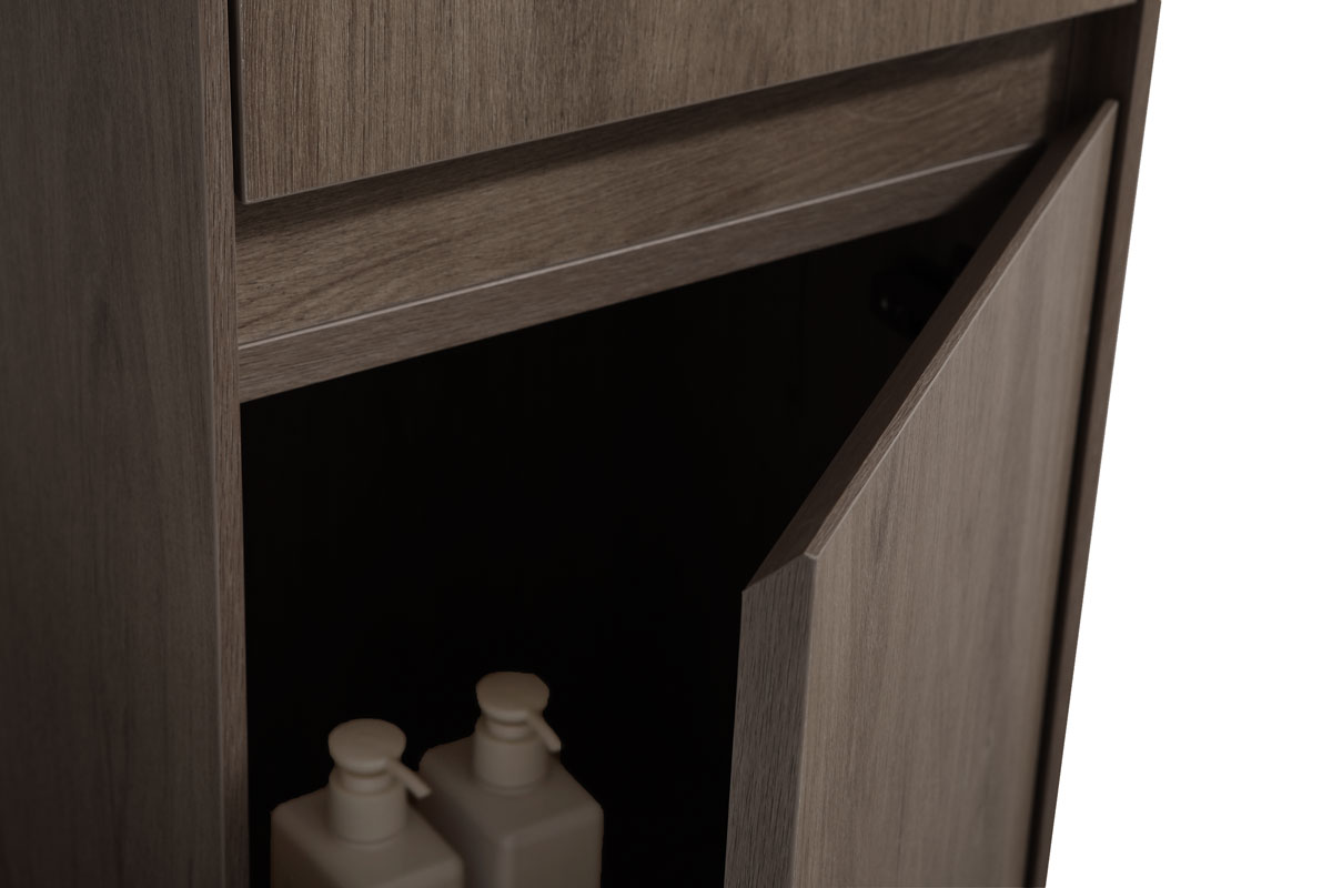 Vincea Шкаф-пенал подвесной 35x30x150h см, цвет: R.Oak VSC-2CL150RO