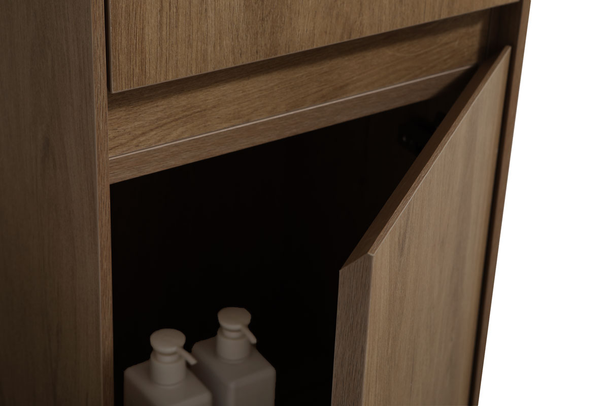 Vincea Шкаф-пенал подвесной 35x30x150h см, цвет: T.Oak VSC-2CL150TO