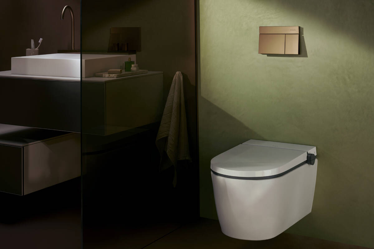 Hansgrohe iFrame Кнопка смыва для унитаза, цвет: Brushed Bronze 66003140