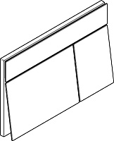 Hansgrohe iFrame Кнопка смыва для унитаза, цвет: Brushed Bronze 66003140