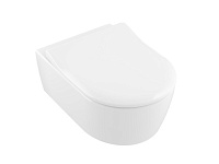 Villeroy & Boch Avento Крышка-сиденье для унитаза, с микролифтом, цвет: альпийский белый 9M87S101