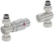 Сунержа Терморегулятор автоматический, прямой, подводка G 1/2 НР х G 3/4 НГ, цвет: хром 00-1420-0001